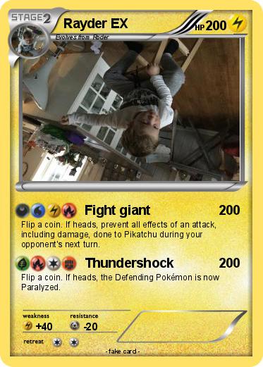 Pokemon Rayder EX