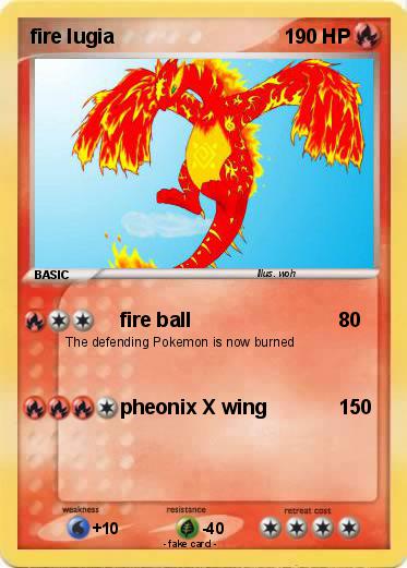 Pokemon fire lugia