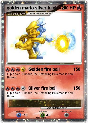 Pokemon golden mario silver luigi