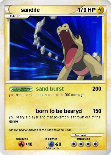 Pokemon sandile