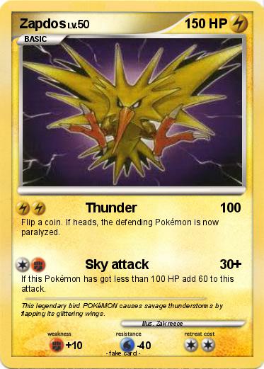 Pokemon Zapdos