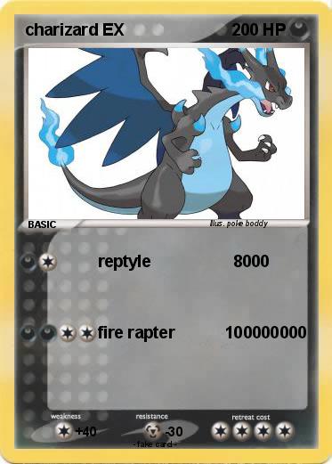 Pokemon charizard EX