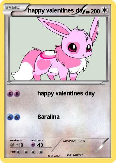 Pokemon happy valentines day
