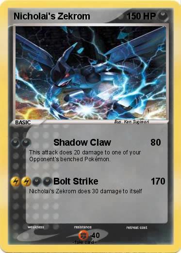Pokemon Nicholai's Zekrom
