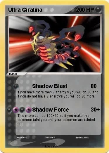 Pokemon Ultra Giratina