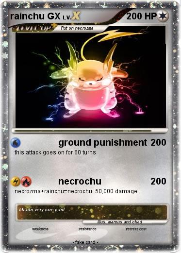Pokemon rainchu GX