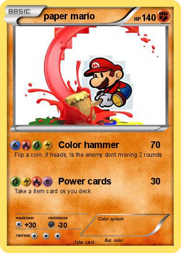 Pokemon paper mario