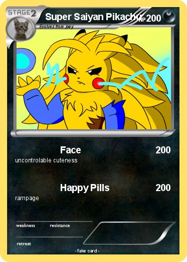 Pokemon Super Saiyan Pikachu