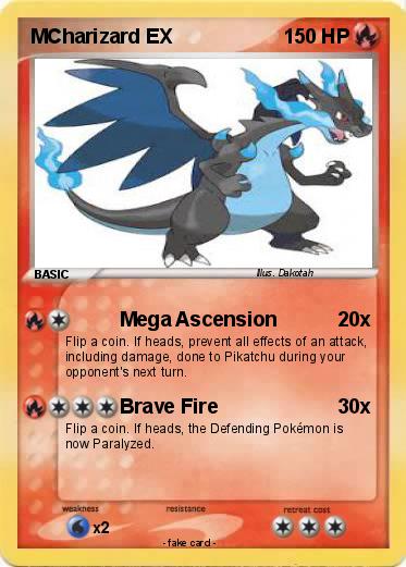 Pokemon MCharizard EX