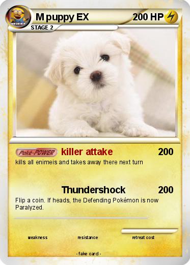 Pokemon M puppy EX
