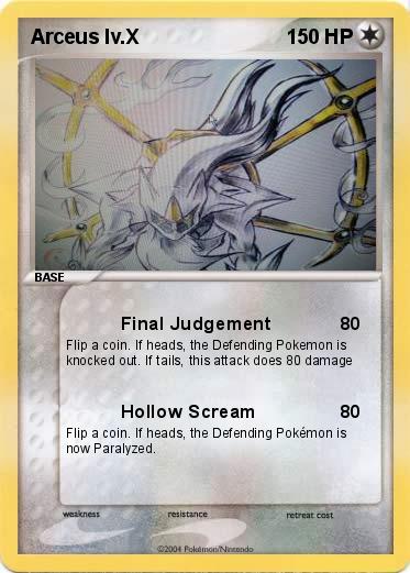 Pokemon Arceus lv.X
