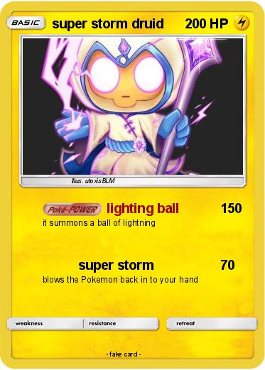 Pokemon super storm druid