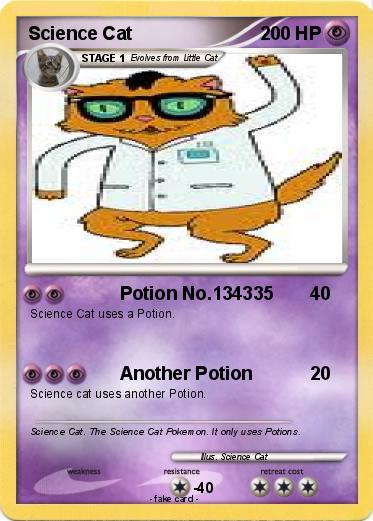 Pokemon Science Cat