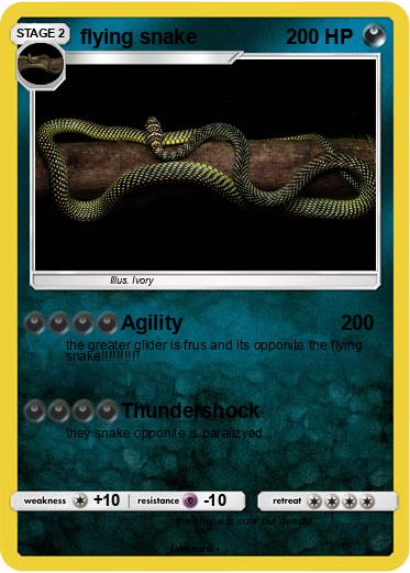 Pokemon flying snake