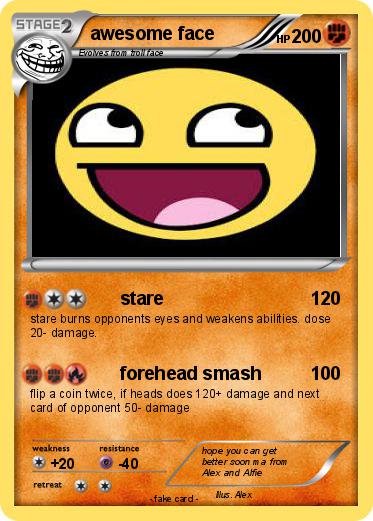 Pokemon awesome face