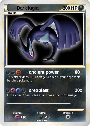 Pokemon Dark lugia