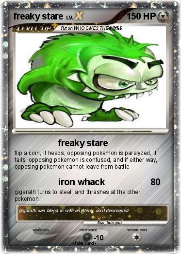Pokemon freaky stare