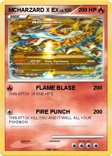 Pokemon MCHARZARD X EX