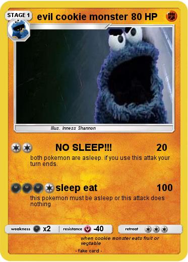 Pokemon evil cookie monster