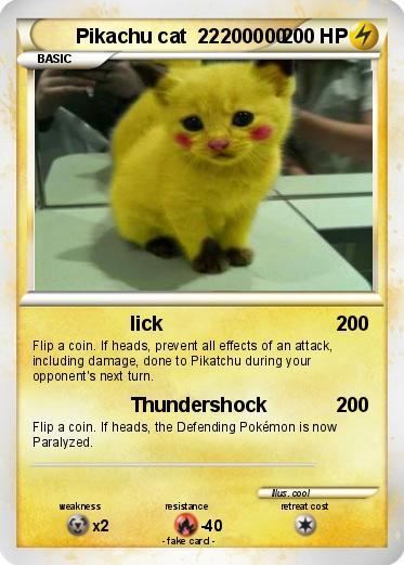 Pokemon Pikachu cat  22200000