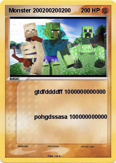 Pokemon Monster 200200200200