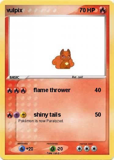 Pokemon vulpix