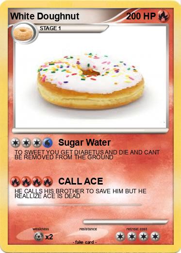 Pokemon White Doughnut