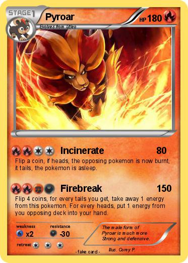 Pokemon Pyroar Pokemon Pyroar