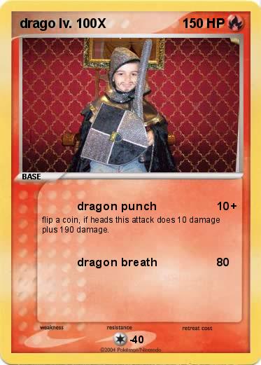 Pokemon drago lv. 100X