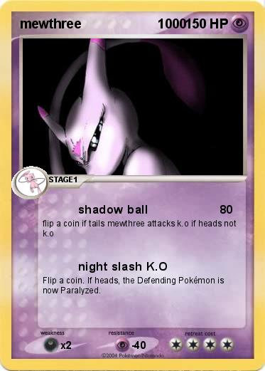 Pokemon mewthree                     1000