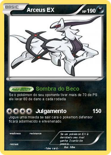 Pokemon Arceus EX