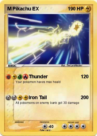 Pokemon M Pikachu EX