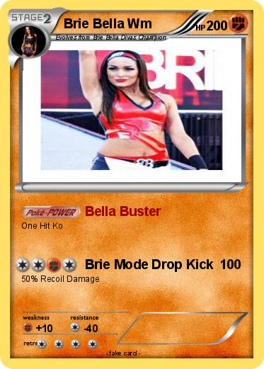 Pokemon Brie Bella Wm