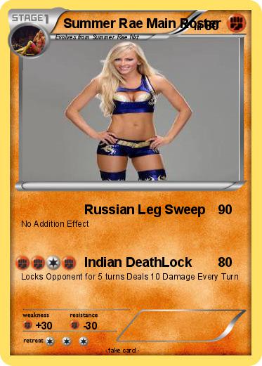Pokemon Summer Rae Main Roster