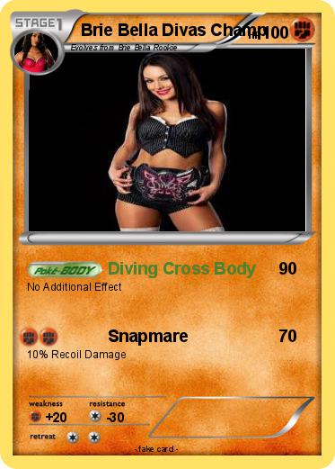 Pokemon Brie Bella Divas Champ