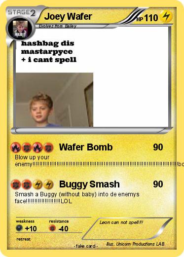 Pokemon Joey Wafer