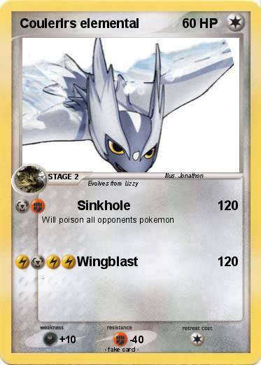 Pokemon Coulerlrs elemental