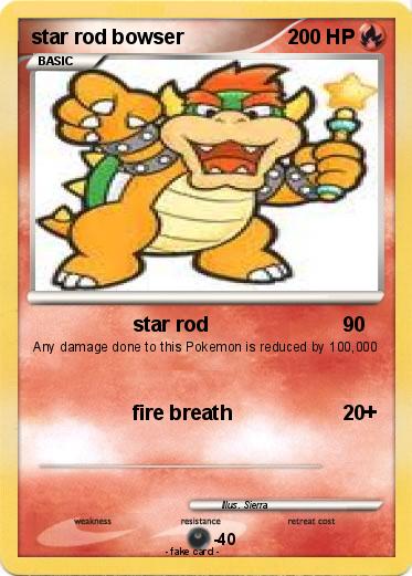 Pokemon star rod bowser