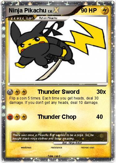 Pokemon Ninja Pikachu