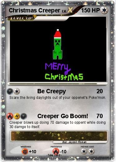 Pokemon Christmas Creeper