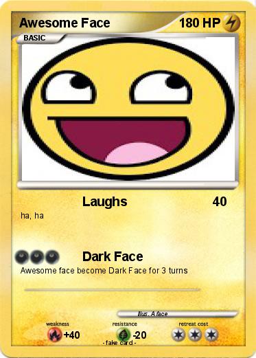Pokemon Awesome Face