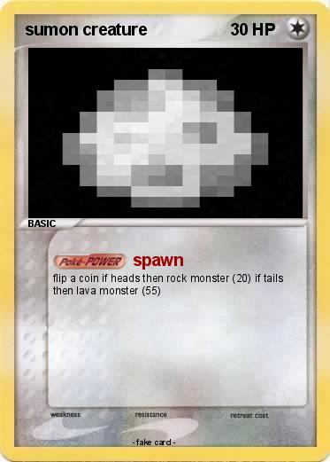 Pokemon sumon creature