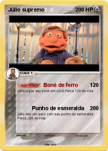 Pokemon Júlio supremo