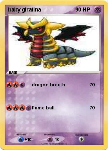 Pokemon baby giratina