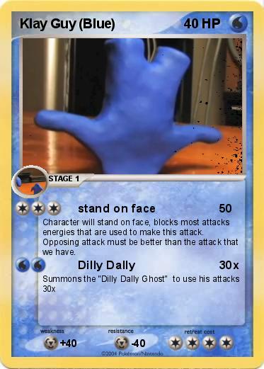 Pokemon Klay Guy (Blue)