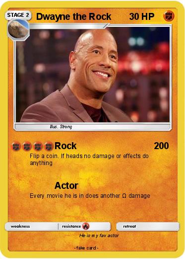 Pokemon Dwayne the Rock