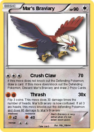 Pokemon Mar's Braviary