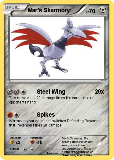 Pokemon Mar's Skarmory