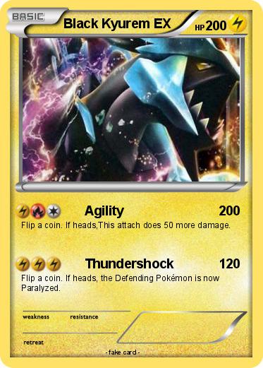 Pokemon Black Kyurem EX