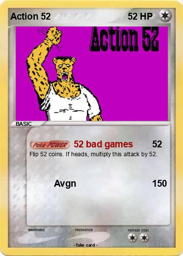 Pokemon Action 52